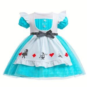 Alice in Wonderland Dress Girls Halloween Costume